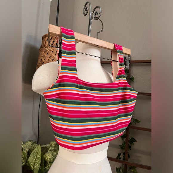 ▫️ALBION SUMMER STRIPE ALMOST CHEEKY BOTTOMS AND TOP BIKINI - Picture 4 of 14